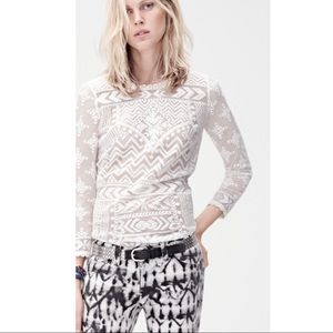 RARE Isabel Marant for H&M sheer lace top